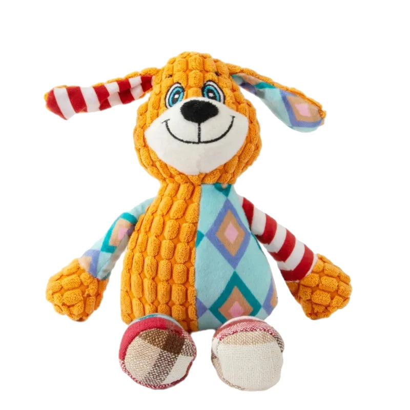 Splicing Style Pet Plush Toy Cat Dog Toy