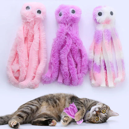 Cute Octopus Cat Toys