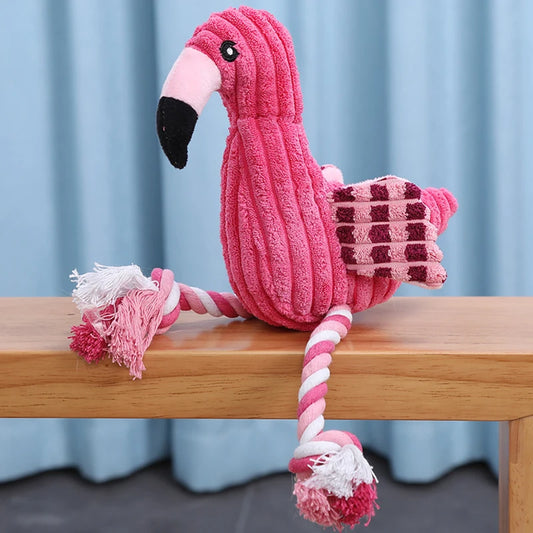 Animal Shape Squeaky Toys Plush Dog Toy