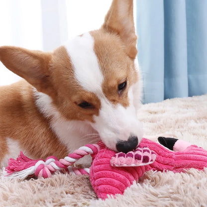 Animal Shape Squeaky Toys Plush Dog Toy