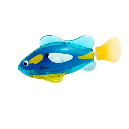 Pet Cat Toy LED Interactive Swimming Robot Fish Toy