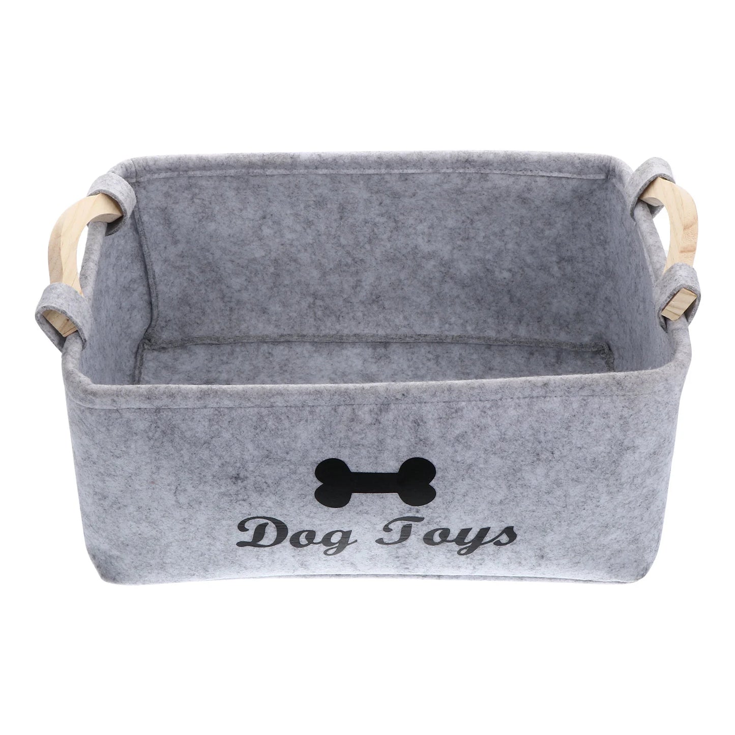 Dog Toy Basket Pet Storage Box Bin Organizer Toys
