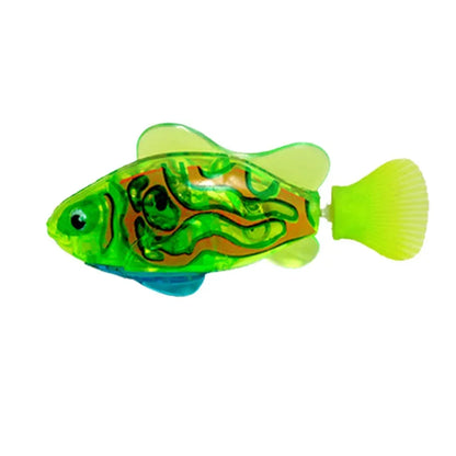 Pet Cat Toy LED Interactive Swimming Robot Fish Toy