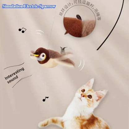 Hot Cat Interactive Toys Catnip Electric Pat Bird