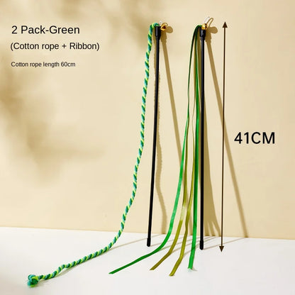 Simulation Feather Interactive Cat Toy