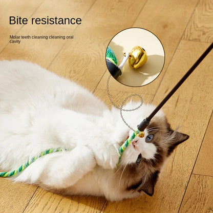 Simulation Feather Interactive Cat Toy