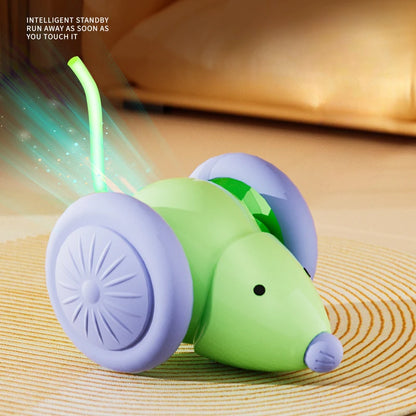 Electric Mouse Car Automatic Teaser kitten Pet Toys