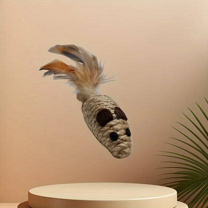 Sisal False Mouse Cat Toy Bite Resistance Stuffed Toy