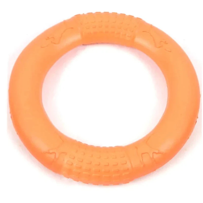 Orange Dog Toys Pet Flying Disk Training Ring