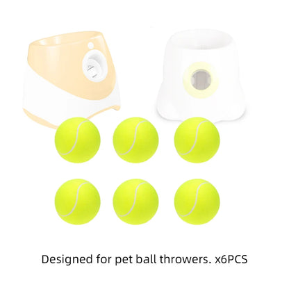 6 PCS Tennis Launcher Throw MachinePortable Toy