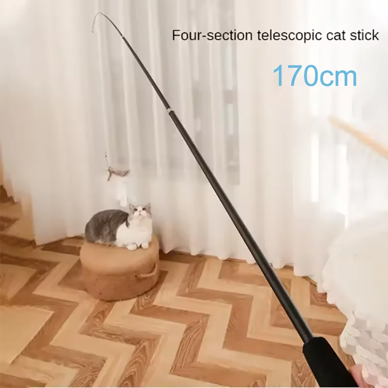 Cat Stick Carbon Fiber Fishing Rod Cat Toy