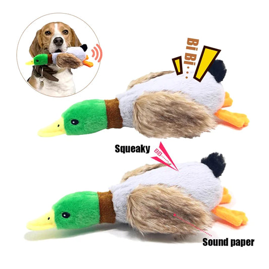 Cute Plush Duck Dogs Squeak Toys