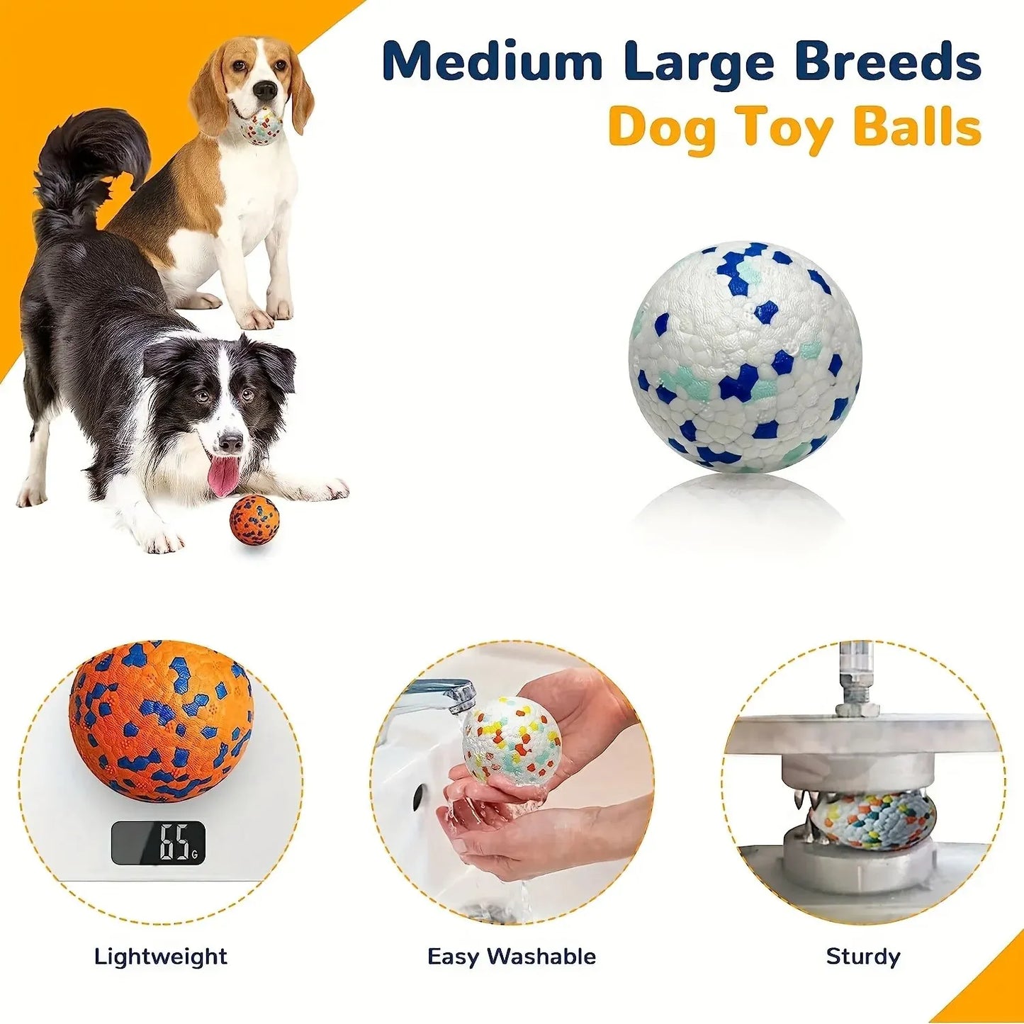 Dog Toy Durable Crew Ball