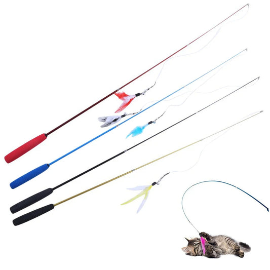 Interactive Cat Feather Toy