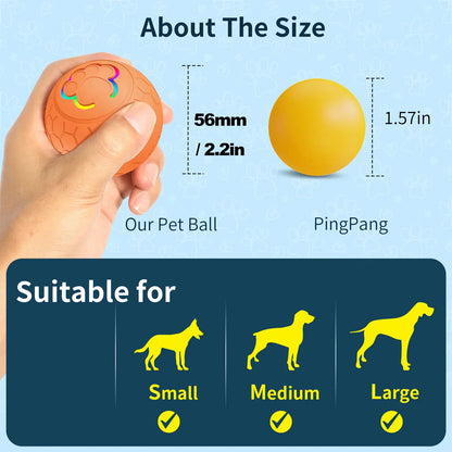 Smart Dog Toy Ball Electronic Interactive Pet Toy Ball