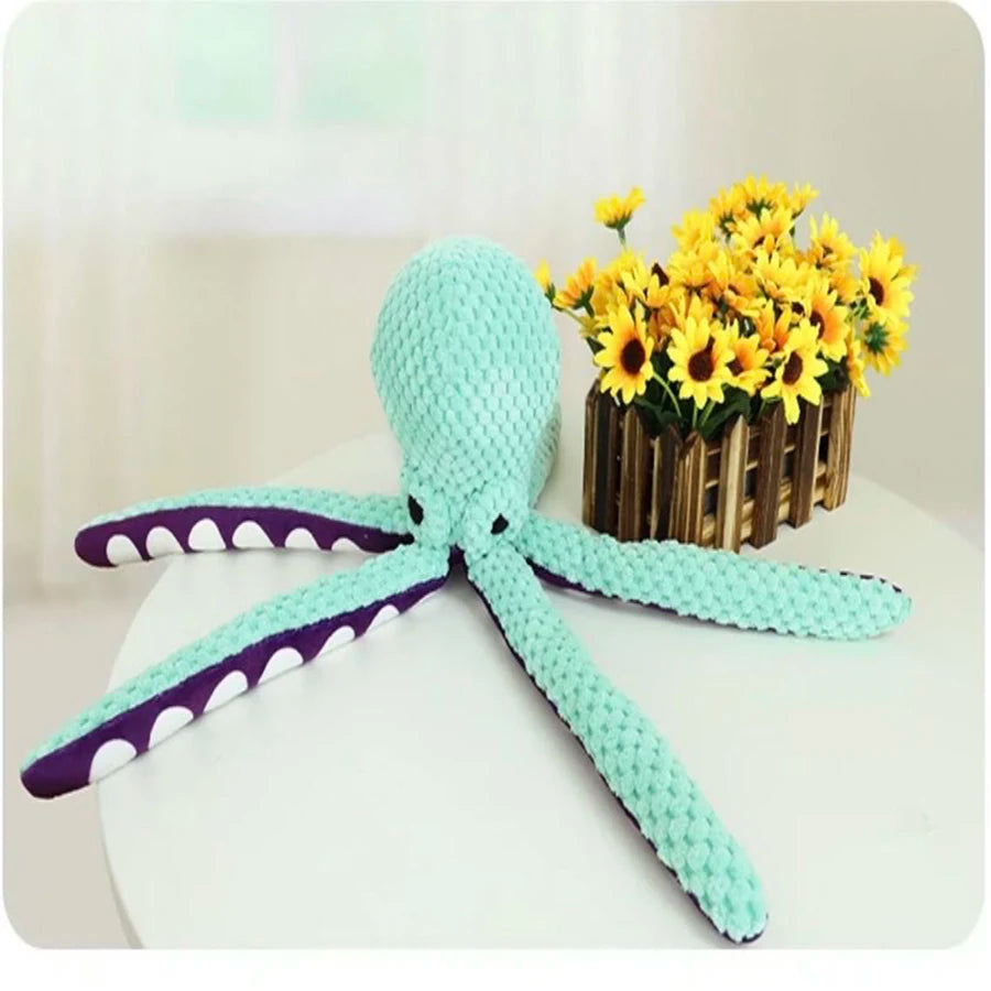 Dog Pet Plush Octopus Toy