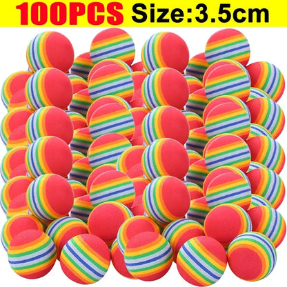 Pet Toy Balls Interactive Rainbow EVA Balls Cat Dog Training Toys