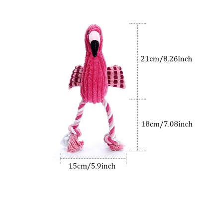 Animal Shape Squeaky Toys Plush Dog Toy
