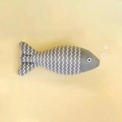 MADDEN Cat Fish Toy Cat Scratcher Catnip Toy