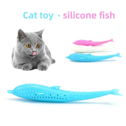 NEW Cat Teeth Brushing Toy