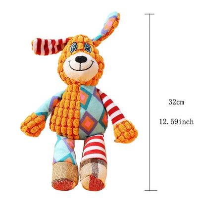 Splicing Style Pet Plush Toy Cat Dog Toy