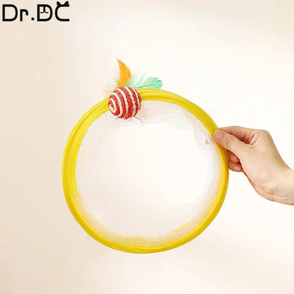 Dr.DC Cat Tunnel For Indoor Cats Collapsible Toy