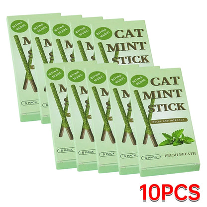 6PCs Natural Cat Sticks Cat Toys